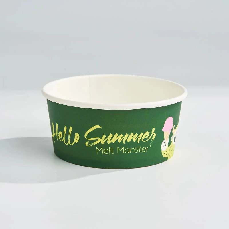 12 oz Custom Recyclable Ice Cream & Food Cups-SPU RacetopPrint