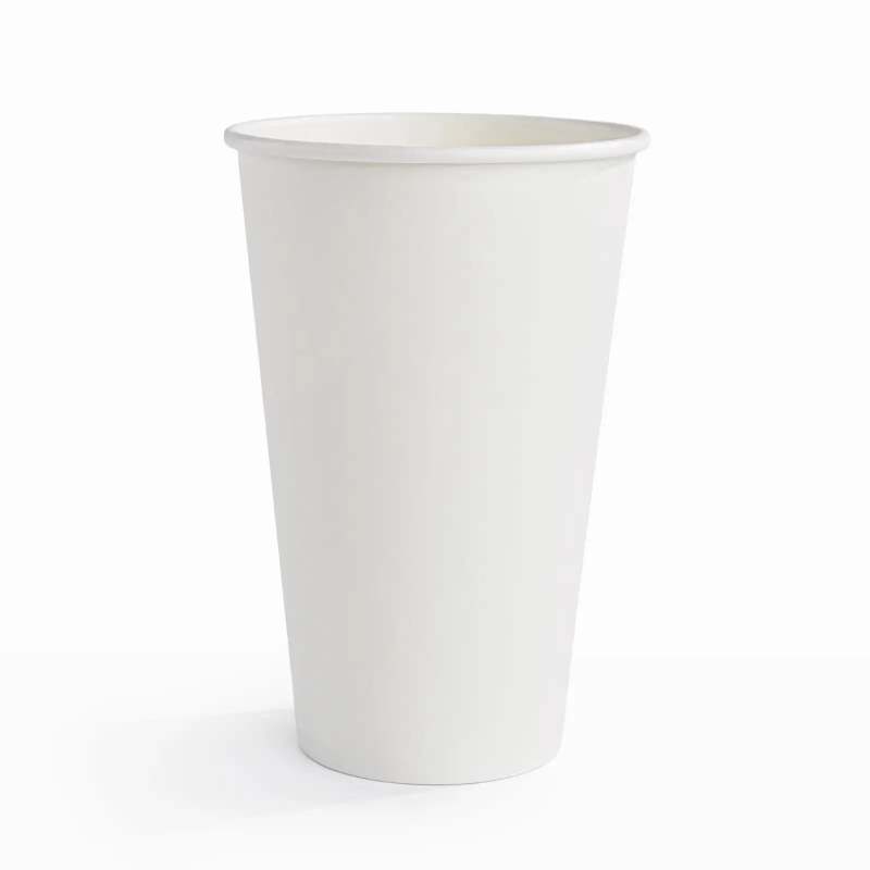 16 oz Blank Recyclable Paper Cups-SPU RacetopPrint