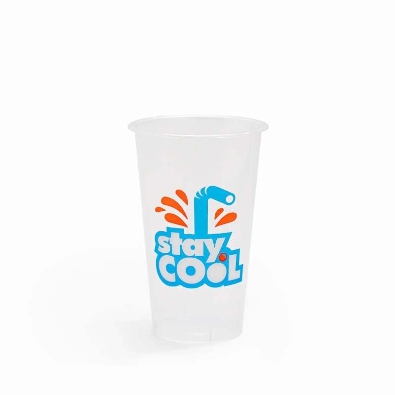 17 oz Custom Premium Recyclable PP Plastic Cups-SPU RacetopPrint