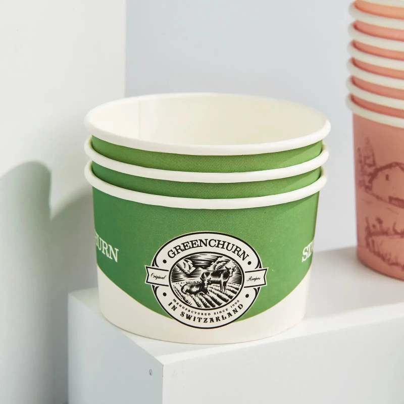 5 oz Custom Recyclable Ice Cream & Yogurt Cups-SPU RacetopPrint