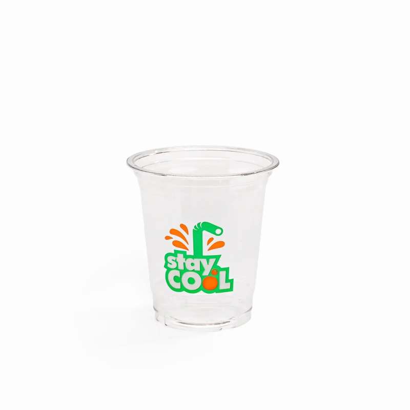 8 oz Custom Recyclable Plastic Cups-SPU RacetopPrint