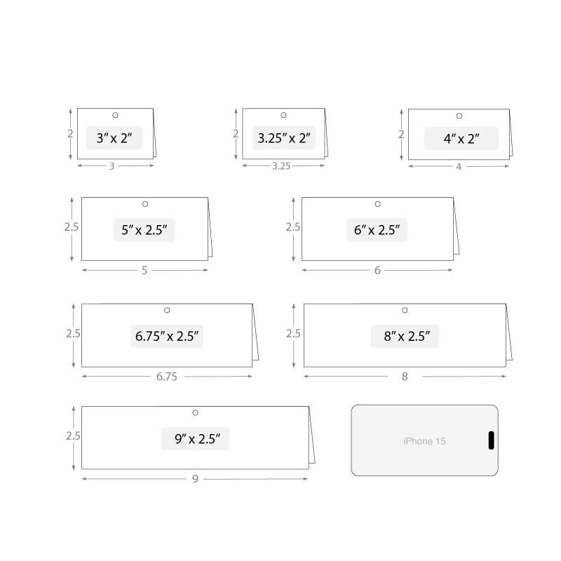 Bag Toppers / Header Cards-SPU RacetopPrint