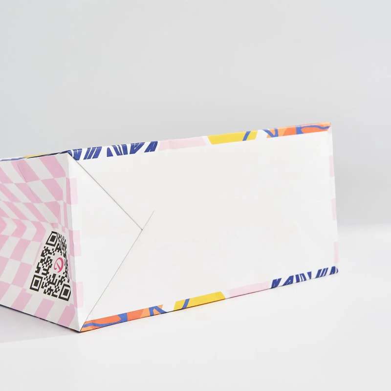 Custom 4-Side Printing Shopping Bags---Leaf & Grain RacetopPrint