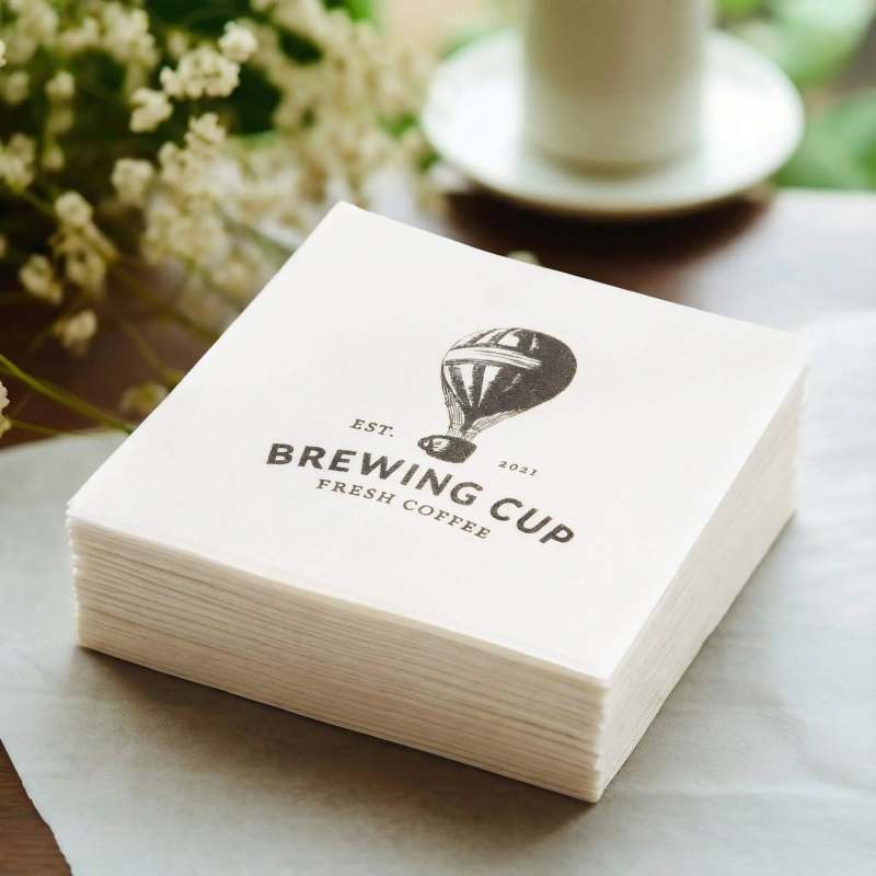 Custom Airlaid Linen-Like Guest Napkins-SPU RacetopPrint