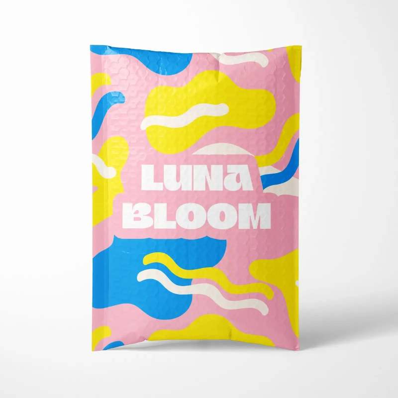 Custom Full Bleed Bubble Mailers-SPU RacetopPrint