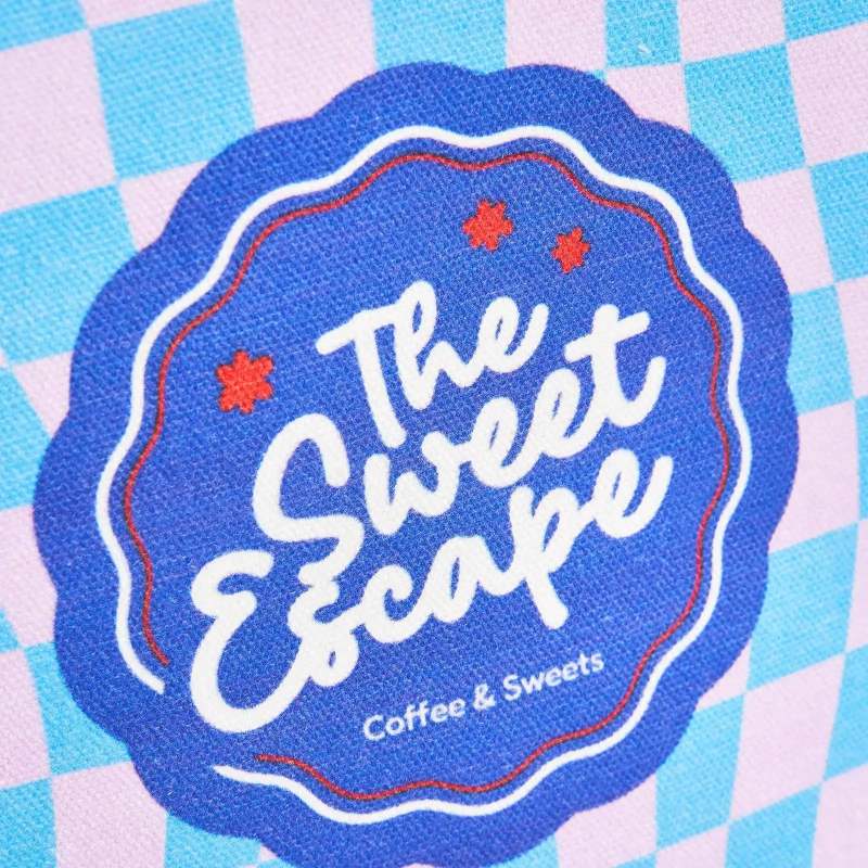 Custom Cotton Canvas Flat Bottom Tote Bag with Padded Handles-SPU RacetopPrint