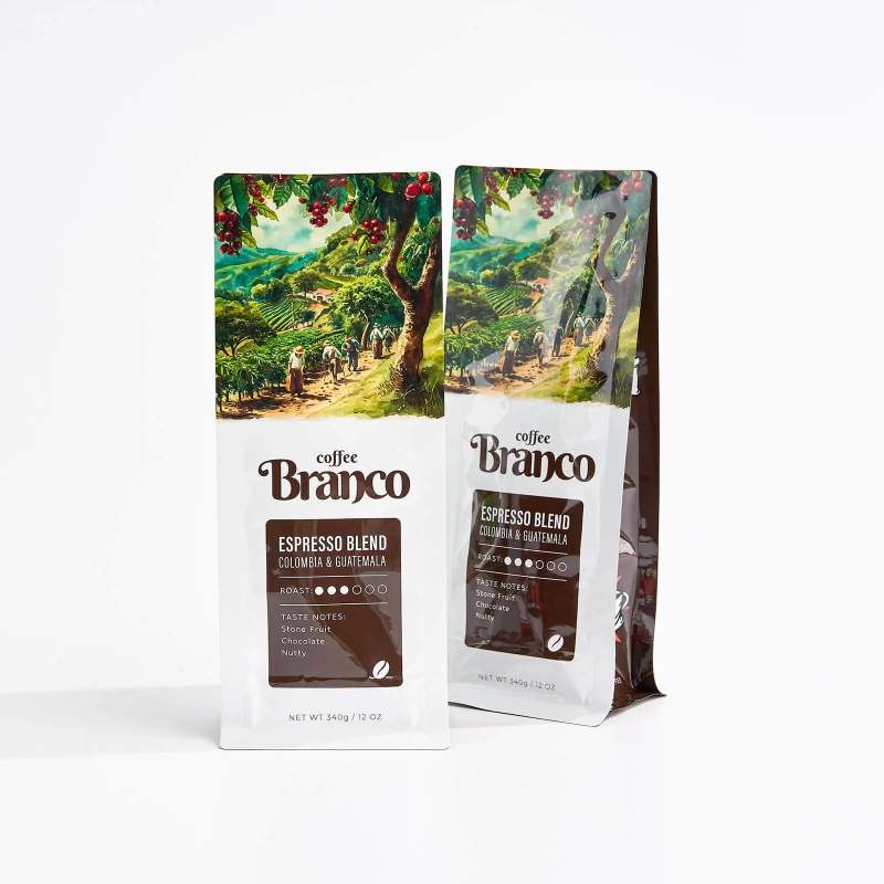 Custom Coffee Bags-SPU RacetopPrint