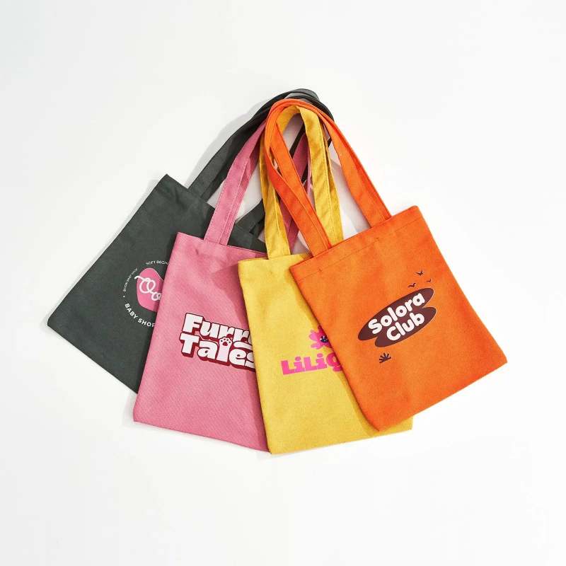 Custom Colored Canvas Tote Bags-SPU RacetopPrint