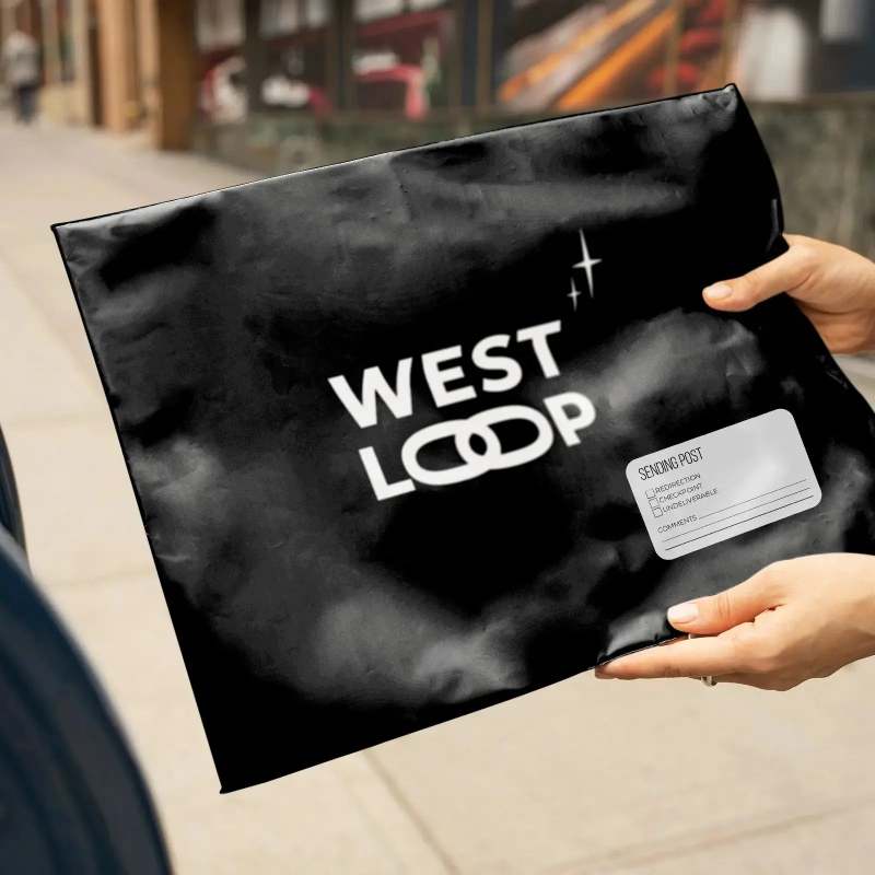 Custom Colored Poly Mailers-SPU RacetopPrint