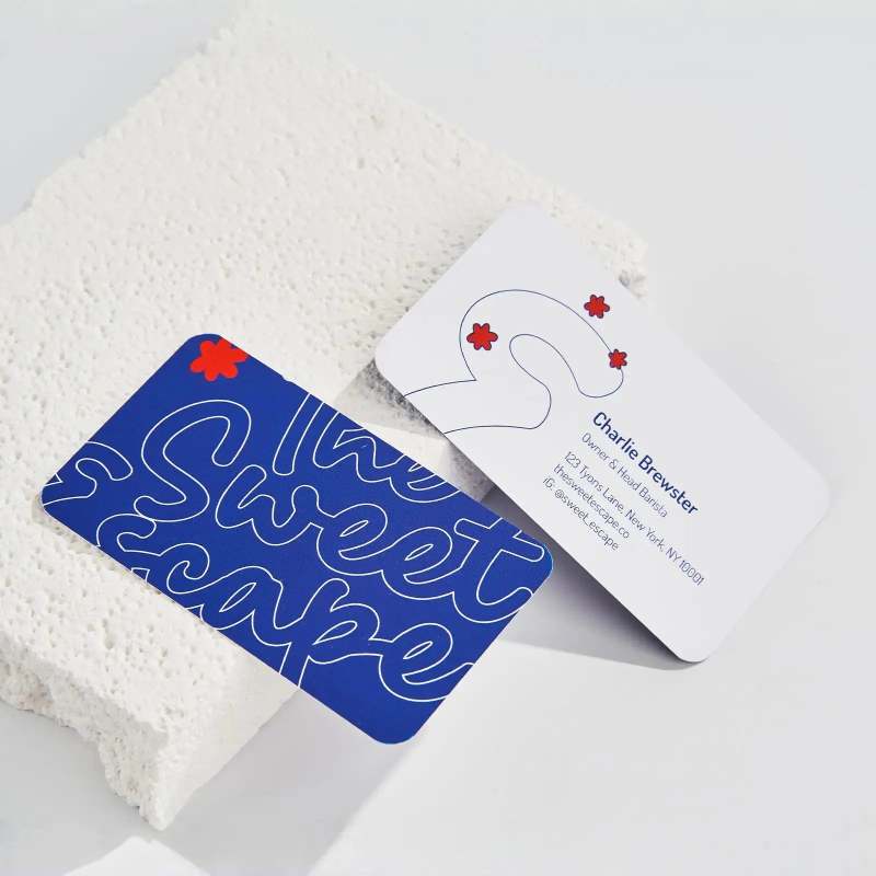 Custom Die Cut Business Card-SPU RacetopPrint