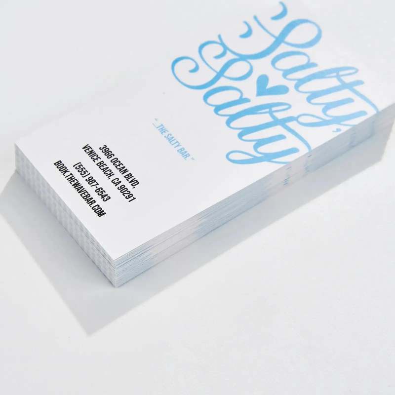 Custom Die Cut Business Card-SPU RacetopPrint
