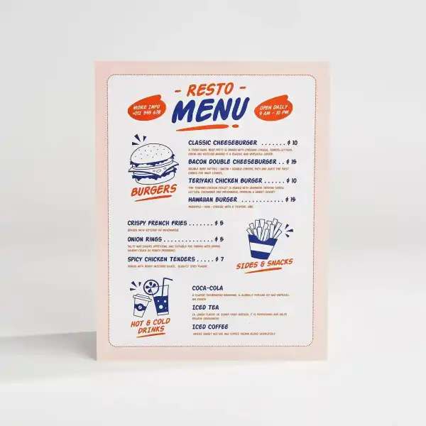 Custom Flat Menus