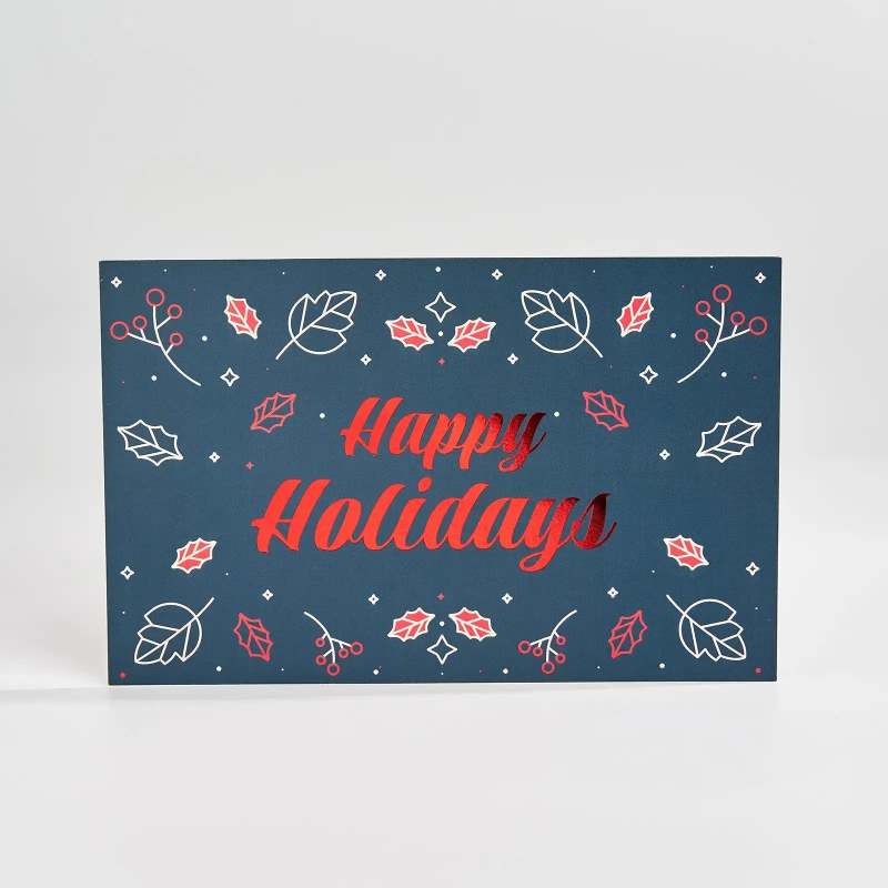 Custom Foil Stamp Holiday Cards-SPU RacetopPrint