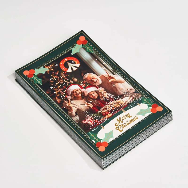 Custom Foil Stamp Holiday Cards-SPU RacetopPrint