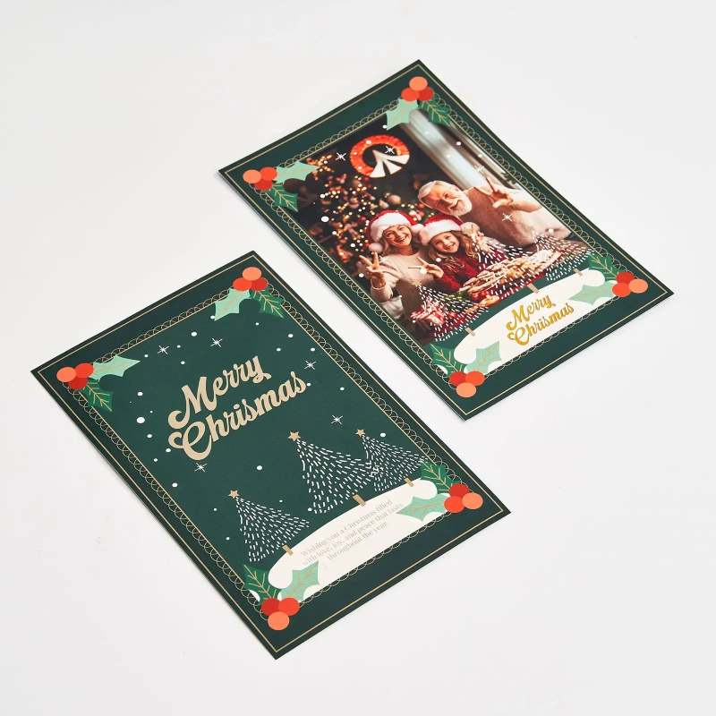 Custom Foil Stamp Holiday Cards-SPU RacetopPrint