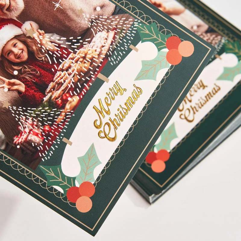 Custom Foil Stamp Holiday Cards-SPU RacetopPrint