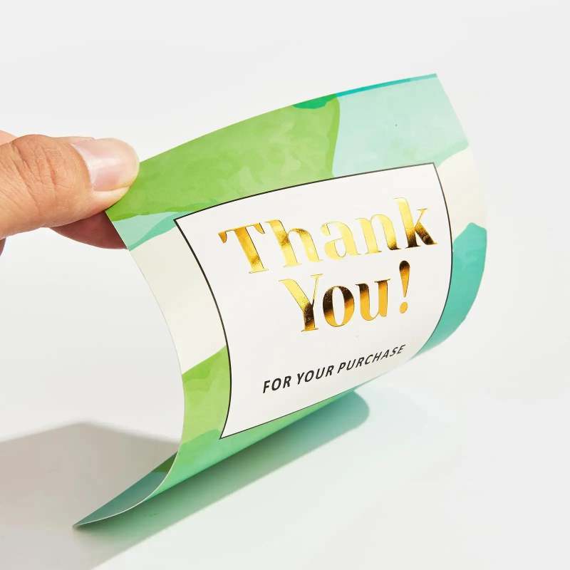 Custom Foil Stamp Thank You Card-SPU RacetopPrint