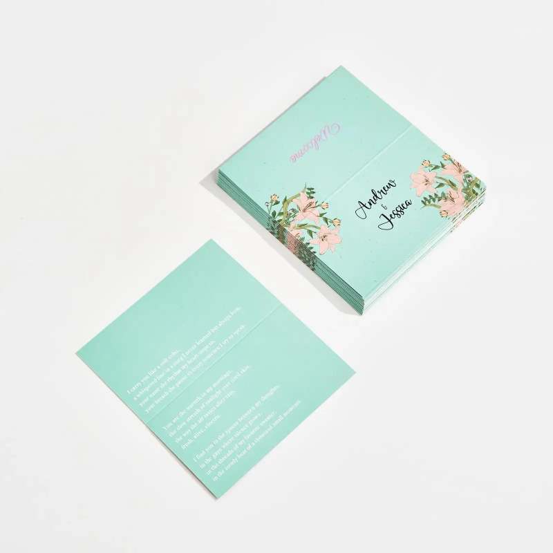 Custom Folded Business Card-SPU RacetopPrint