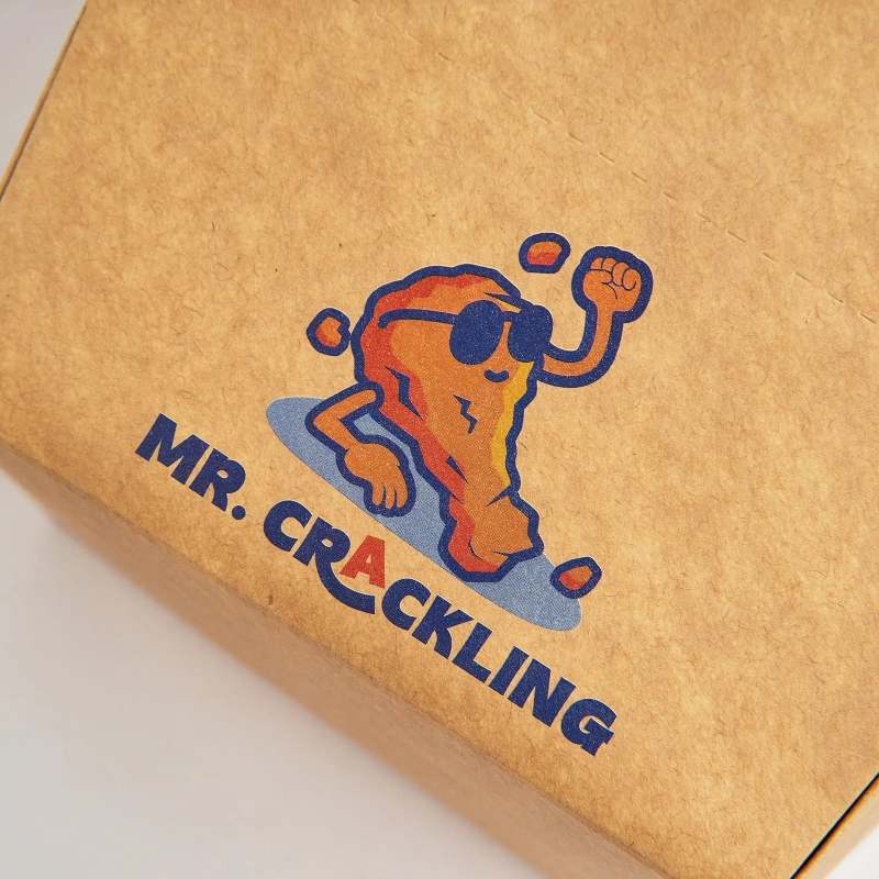 Custom Folded Kraft Take Out Boxes-SPU RacetopPrint