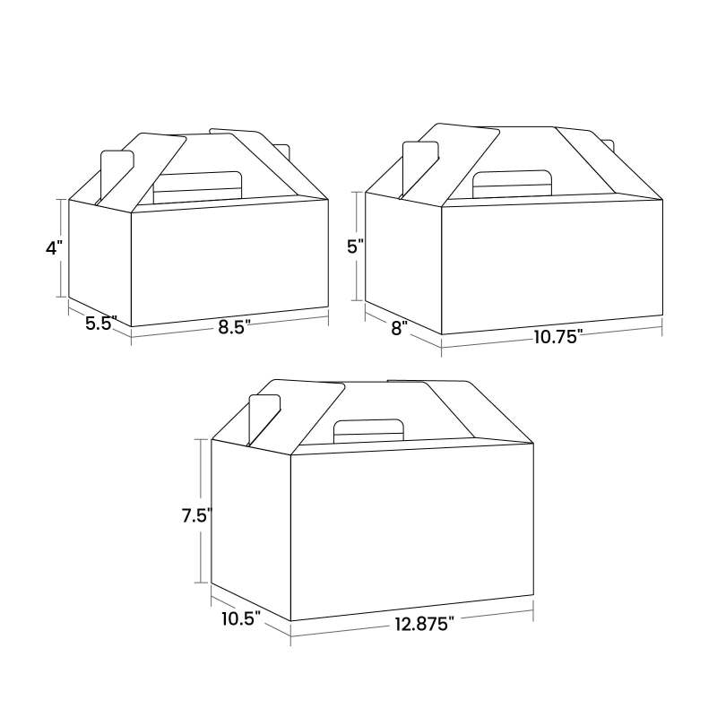 Custom Gable Gift Boxes-SPU RacetopPrint