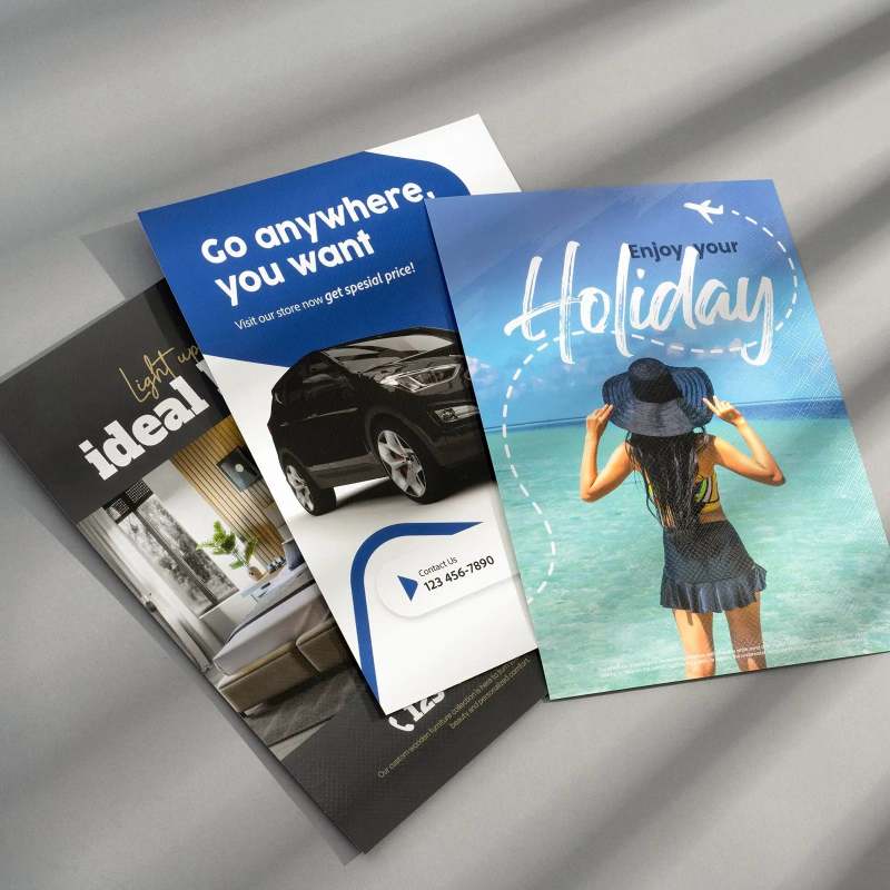 Custom Premium Embossed Flyers-SPU RacetopPrint