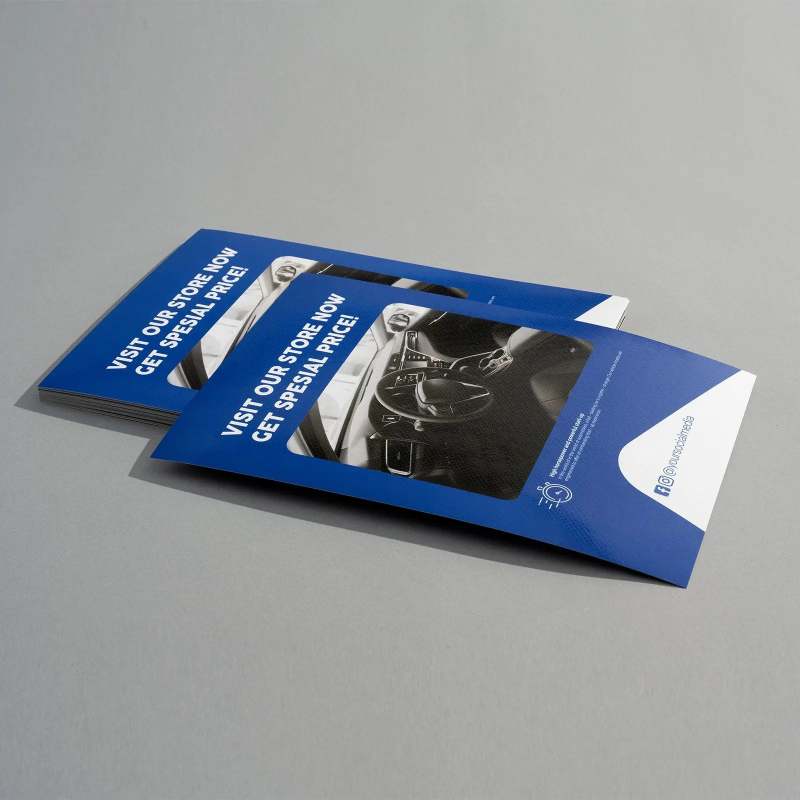 Custom Premium Embossed Flyers-SPU RacetopPrint