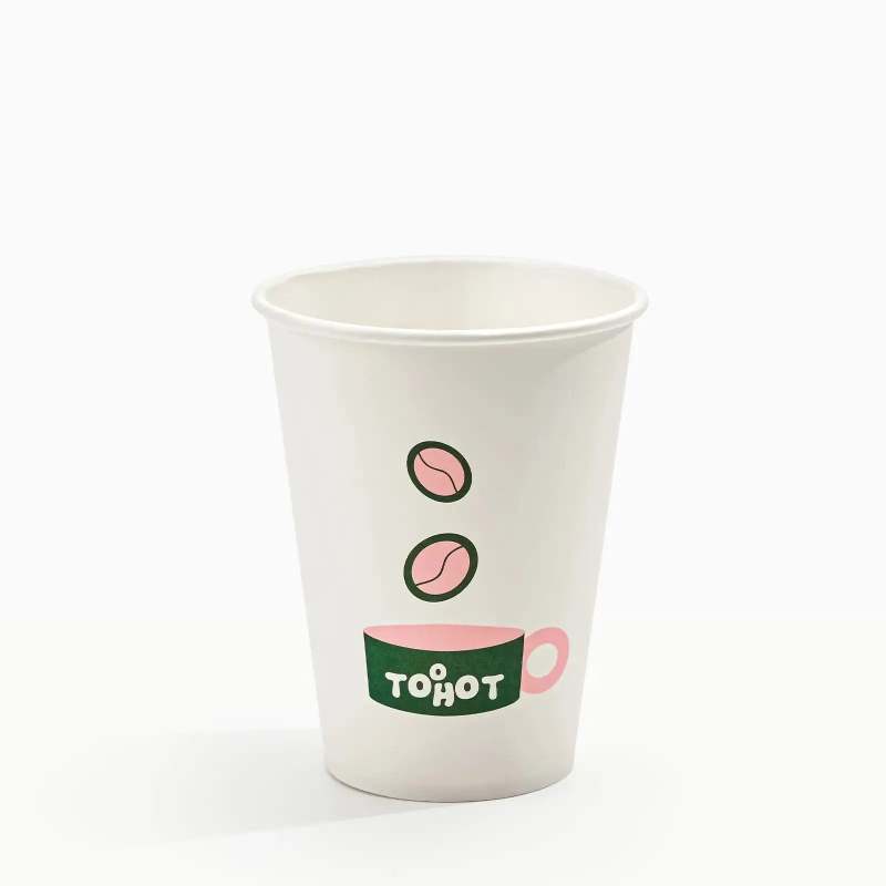 12 oz Custom PLA Paper Cups RacetopPrint