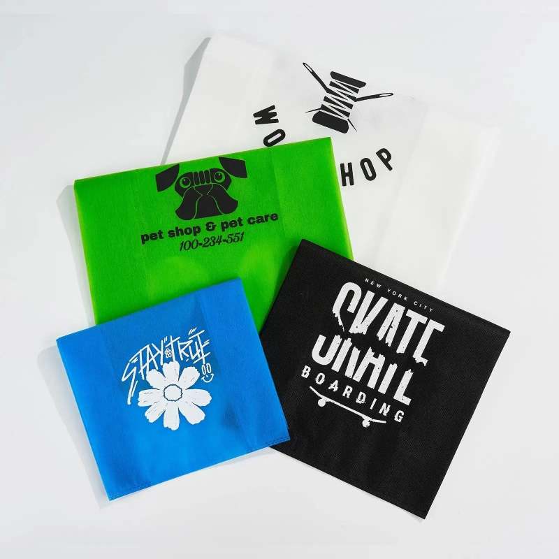 Custom Reusable T-Shirt Style Tote Bags-SPU RacetopPrint