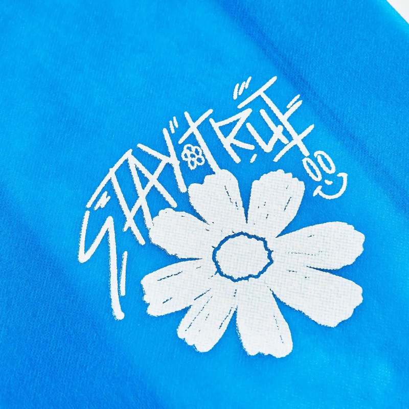 Custom Reusable T-Shirt Style Tote Bags-SPU RacetopPrint