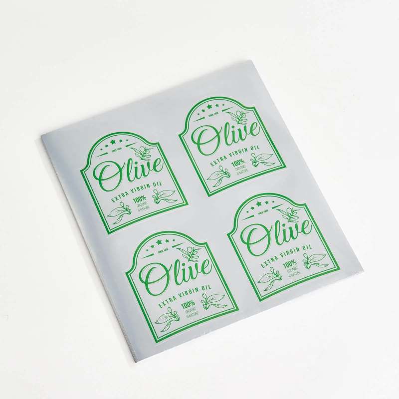 Silver Metallic Sheet Labels-SPU RacetopPrint