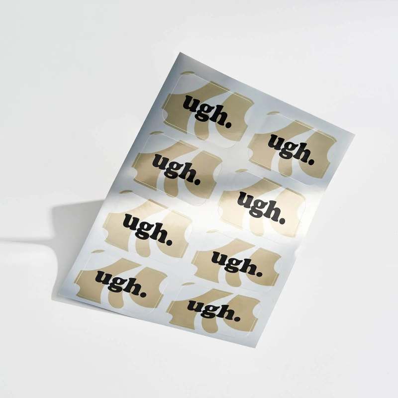 Silver Metallic Sheet Labels-SPU RacetopPrint