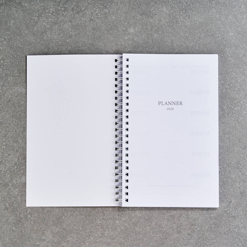 Custom Spiral 2026 Weekly Planner