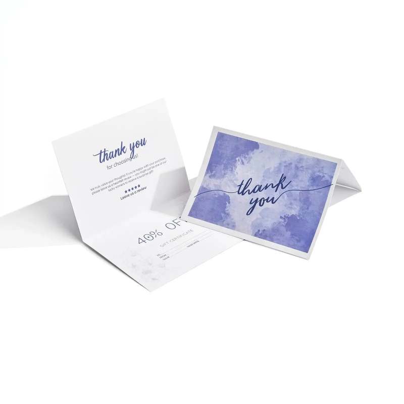 Custom Thank You Card-SPU RacetopPrint