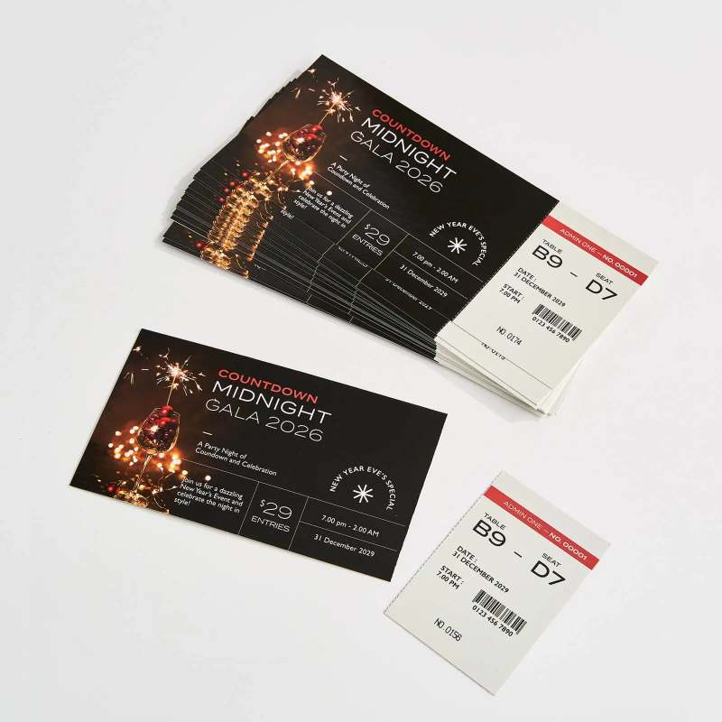 Custom Tickets-SPU RacetopPrint