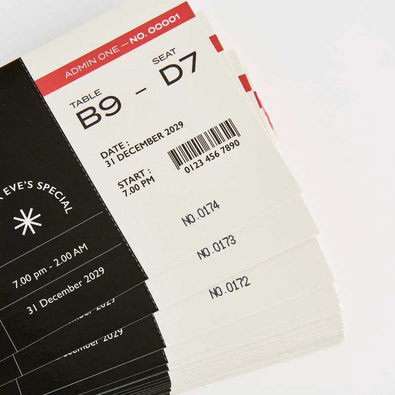 Custom Tickets-SPU RacetopPrint