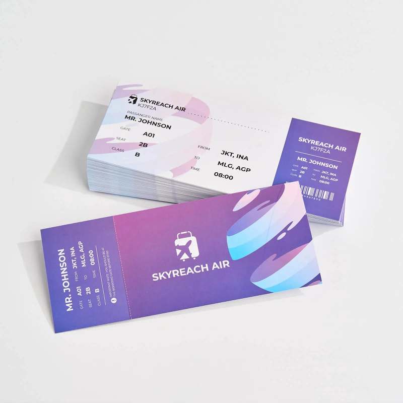 Custom Tickets-SPU RacetopPrint