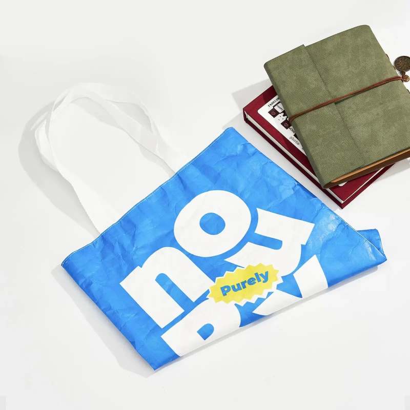 Custom Tyvek Shopping Tote Bags-SPU RacetopPrint