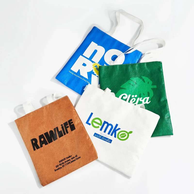 Custom Tyvek Shopping Tote Bags-SPU RacetopPrint