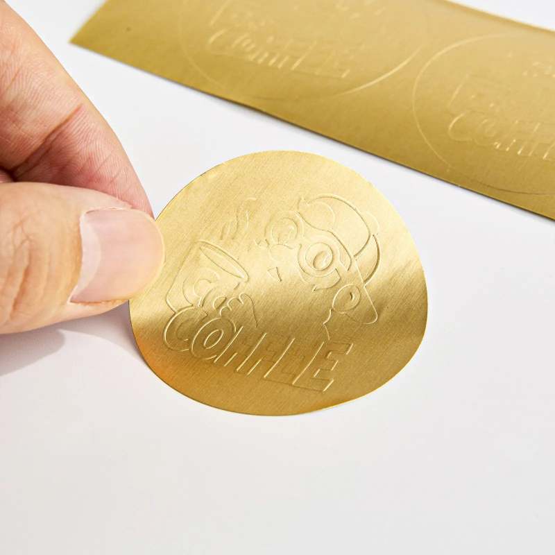 Embossed Foil Labels-SPU RacetopPrint