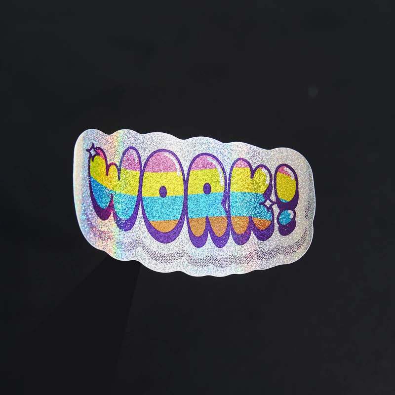 Glitter Sticker Sheets-SPU RacetopPrint