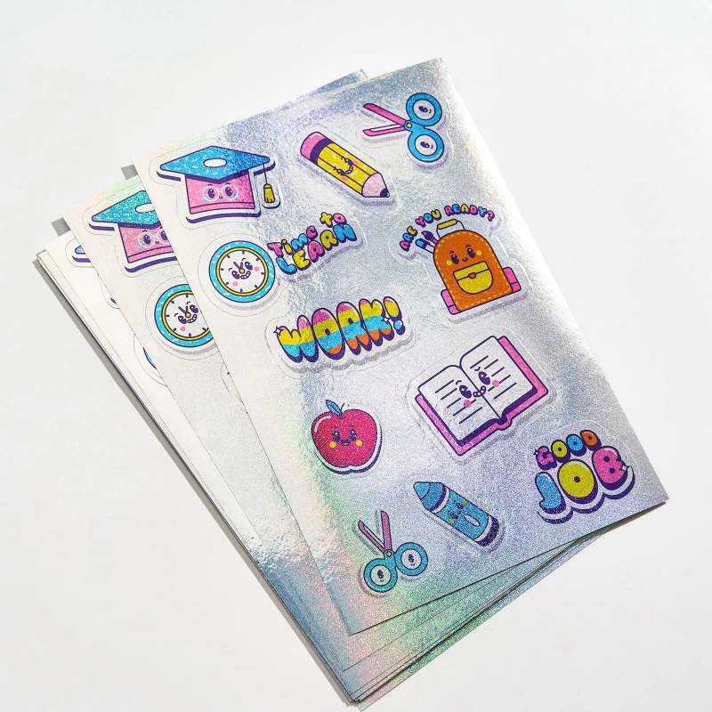 Glitter Sticker Sheets-SPU RacetopPrint