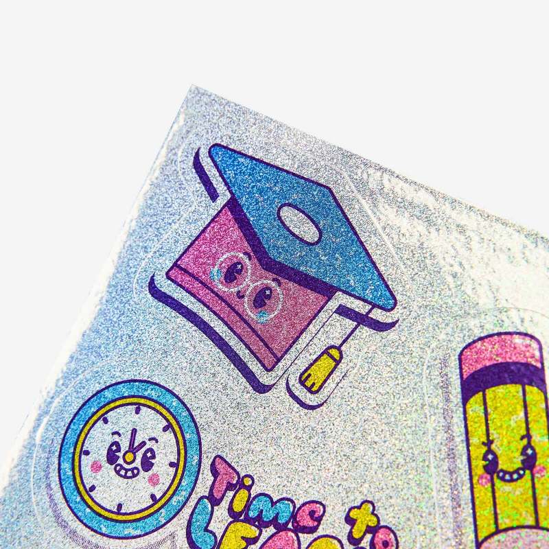 Glitter Sticker Sheets-SPU RacetopPrint