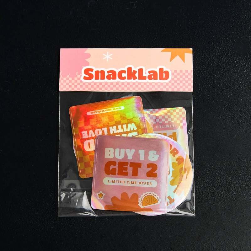 Holographic Header Sticker Packs-SPU RacetopPrint