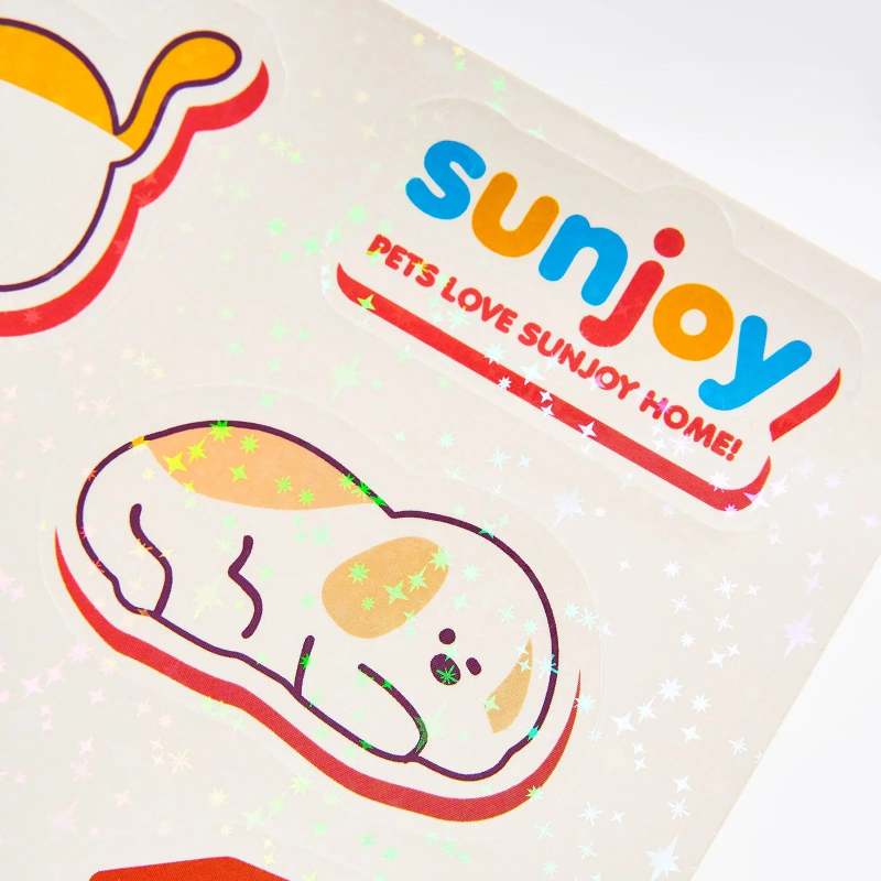 Holographic Star Sticker Sheets-SPU RacetopPrint