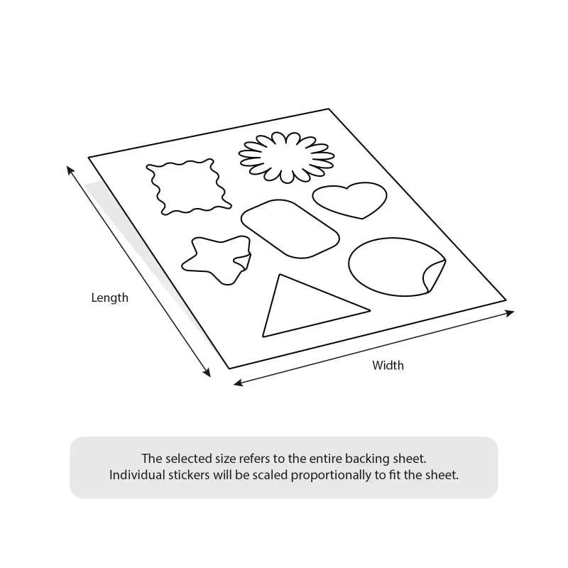 Clear Sticker Sheets RacetopPrint