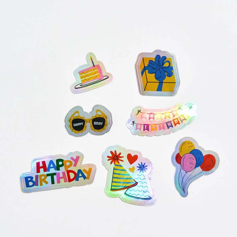 Holographic Sticker Packs-SPU RacetopPrint