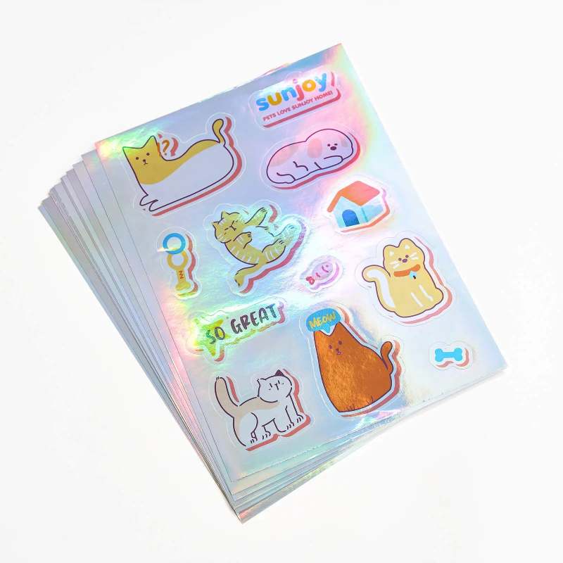 Prismatic Sticker Sheets RacetopPrint