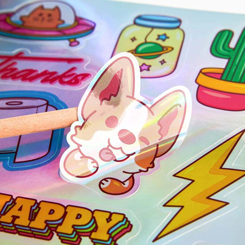 Prismatic Sticker Sheets RacetopPrint