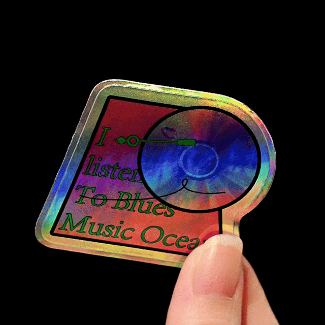 Holographic Stickers RacetopPrint