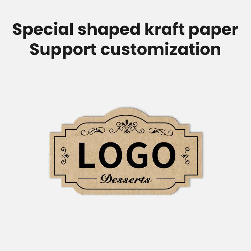 Custom Die Cut Kraft Paper Stickers